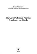 Os Cem Melhores Poemas Brasileiros do Século