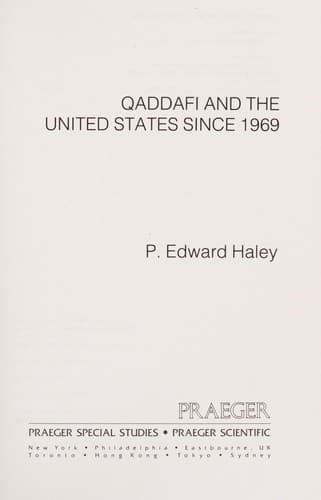 Kadafi e os Estados Unidos desde 1969