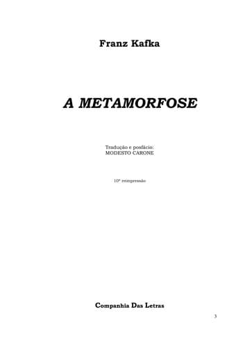 A Metamorfose
